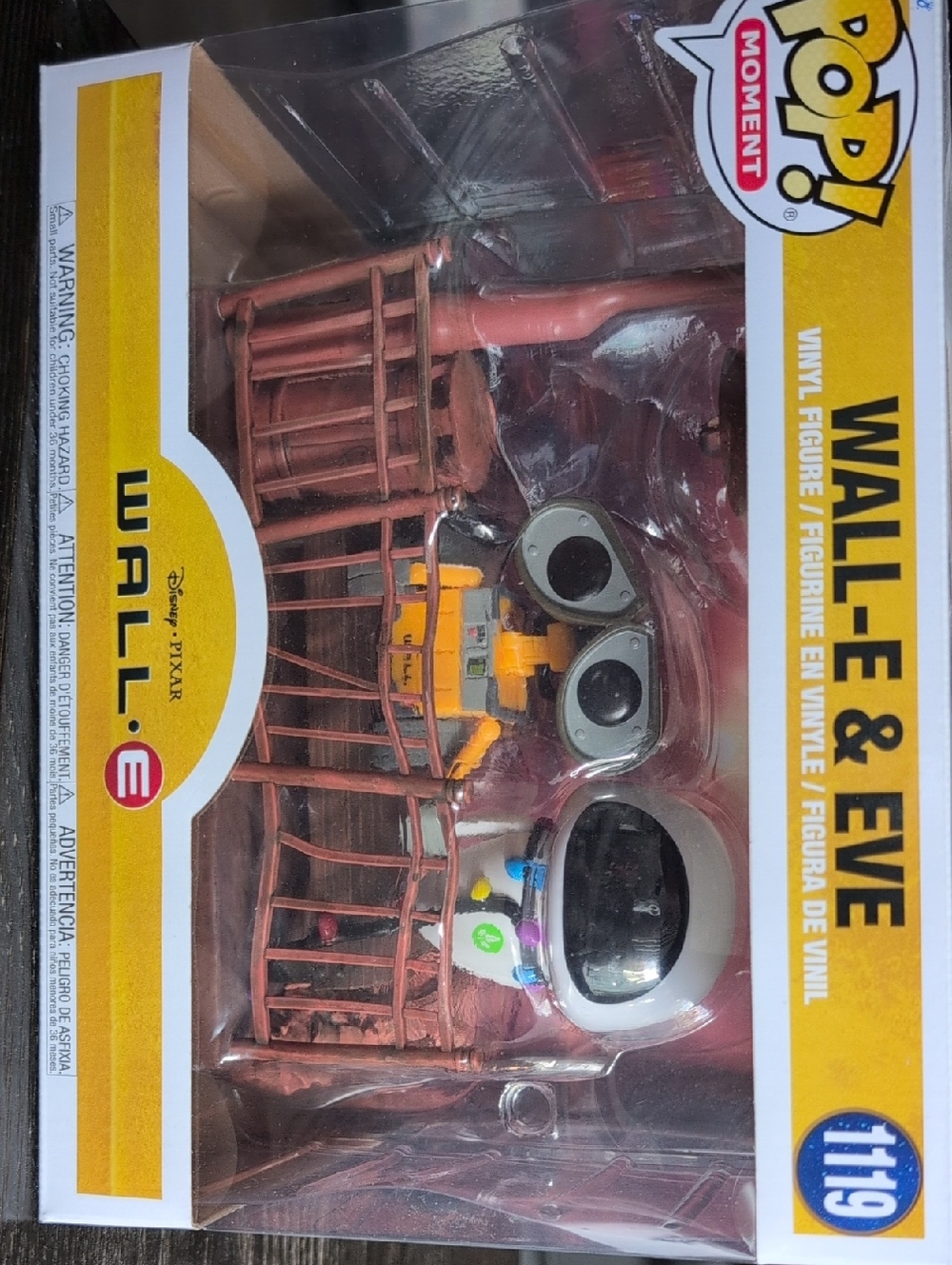 Funko POP! Moment WALL•E & EVE Duo Figure (Yellow, White, Brown)
